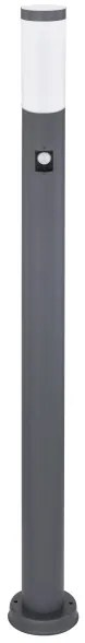 Globo 3159AS - Kültéri érzékelős lámpa BOSTON 1xE27/15W/230V IP44 110 cm antracit