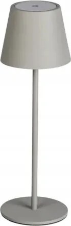 Vezeték nélküli LED-es éjjeli asztali lámpa szürke kültéri érintőképernyős Kanlux