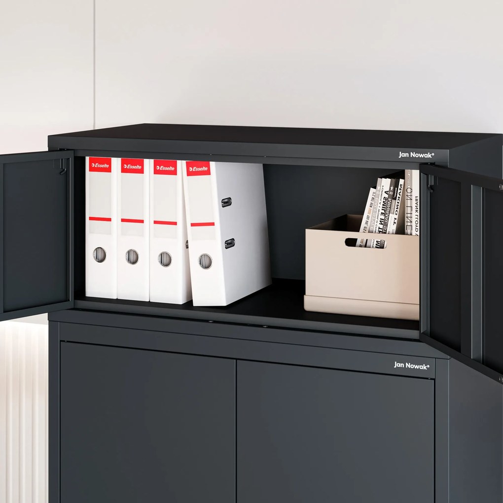 Moduláris felső szekrény EWA Compact 800 x 380 x 400 mm, antracit