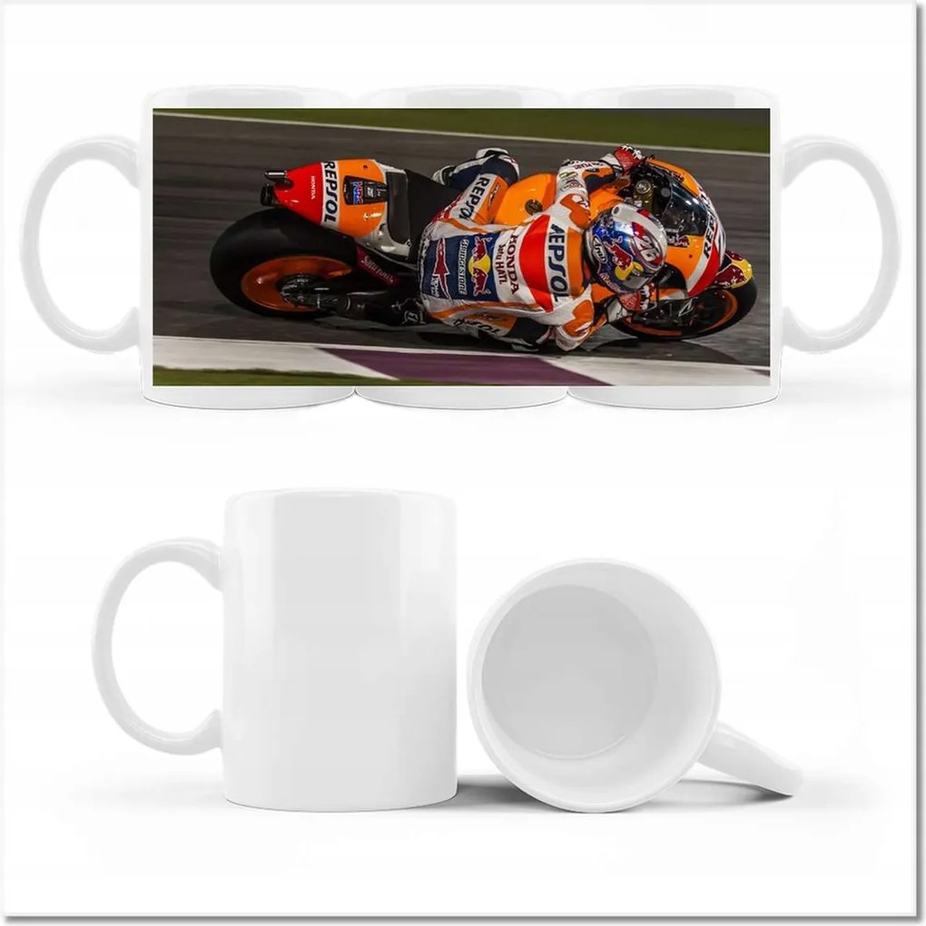 Nyomott mintás bögre Motorkerékpár üldöző