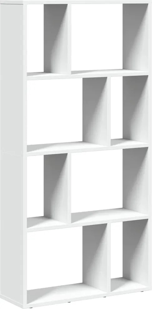 vidaXL fehér, rétegelt fa könyvespolc 60 x 20 x 120,5 cm