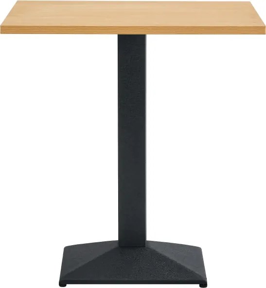 Bisztró asztal, tölgy/fekete, 70x70 cm, RINALDO TYP 1