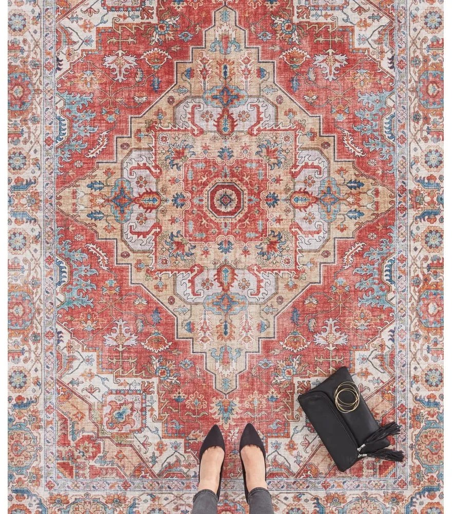 Sylla téglavörös szőnyeg, 80 x 150 cm - Nouristan