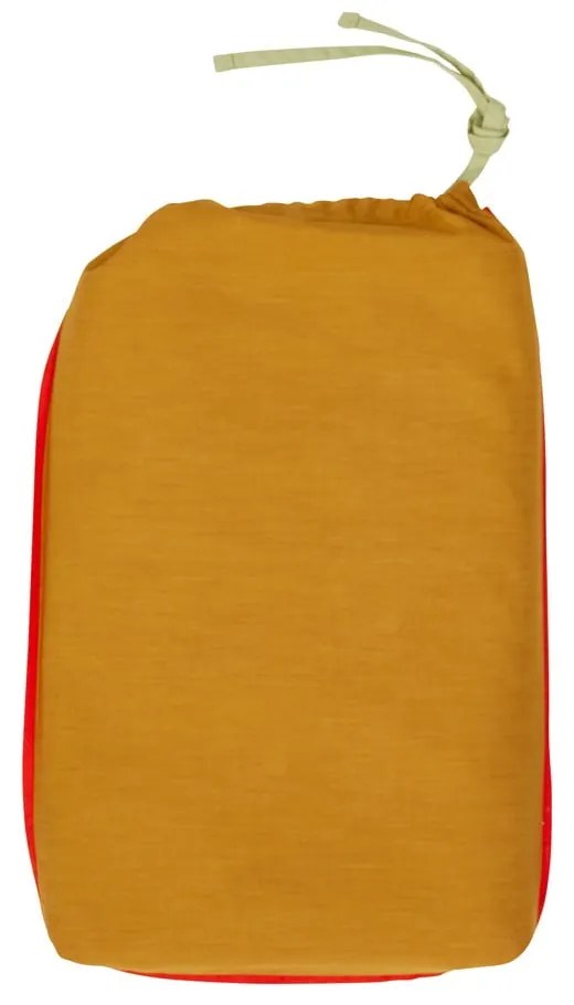Line narancssárga-zöld pamut ágyneműhuzat, 140 x 200 cm - Hübsch