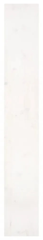 fehér fenyőfa könyvszekrény/térelválasztó 80 x 30 x 199,5 cm