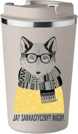 Prémium Termo Bögre bézs férfi napi ajándék Szarkasztikus KT_349