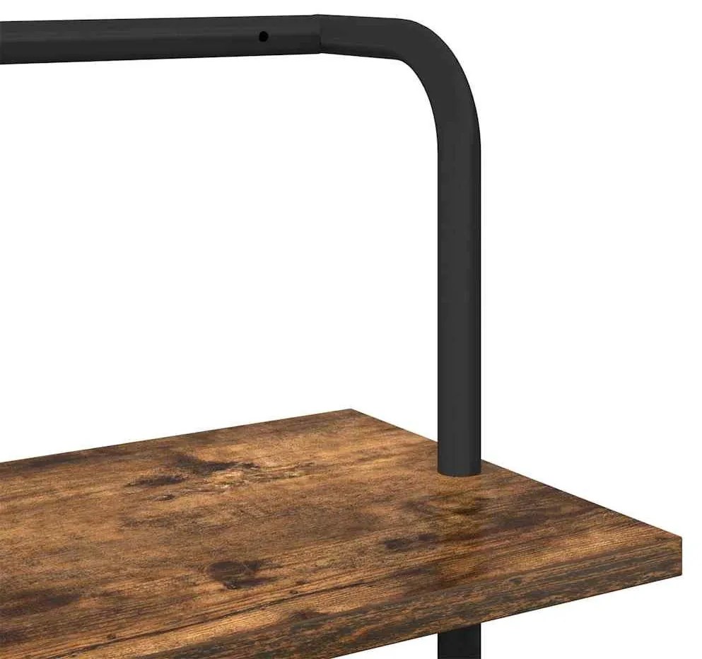 Könyvespolc Füstölt tölgy 60 x 24 x 168 cm Faanyag