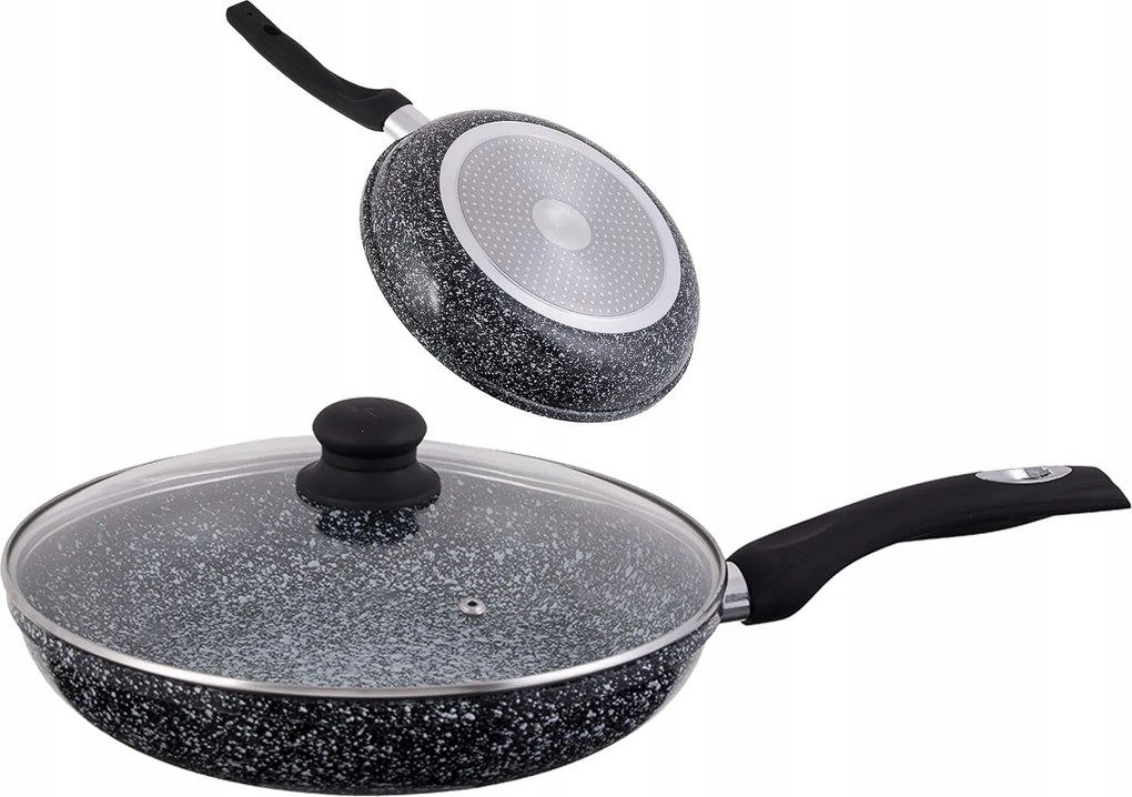 Márvány serpenyő Hoffner HF2020GS 20 cm Indukciós