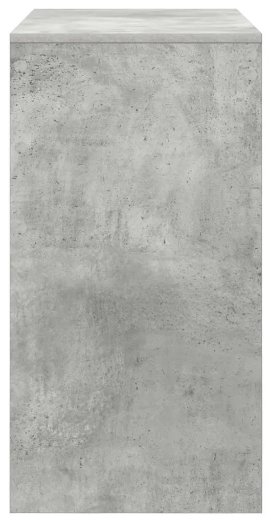 Íróasztal Beton szürke Forgácslap, Beton szürke felület Közepes