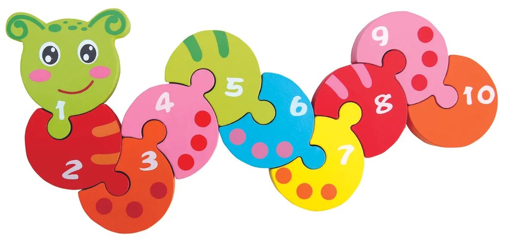 Bino Puzzle számokkal - földigiliszta