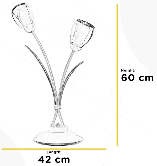 ONLI - Asztali lámpa ANTEA 2xE14/6W/230V 60 cm