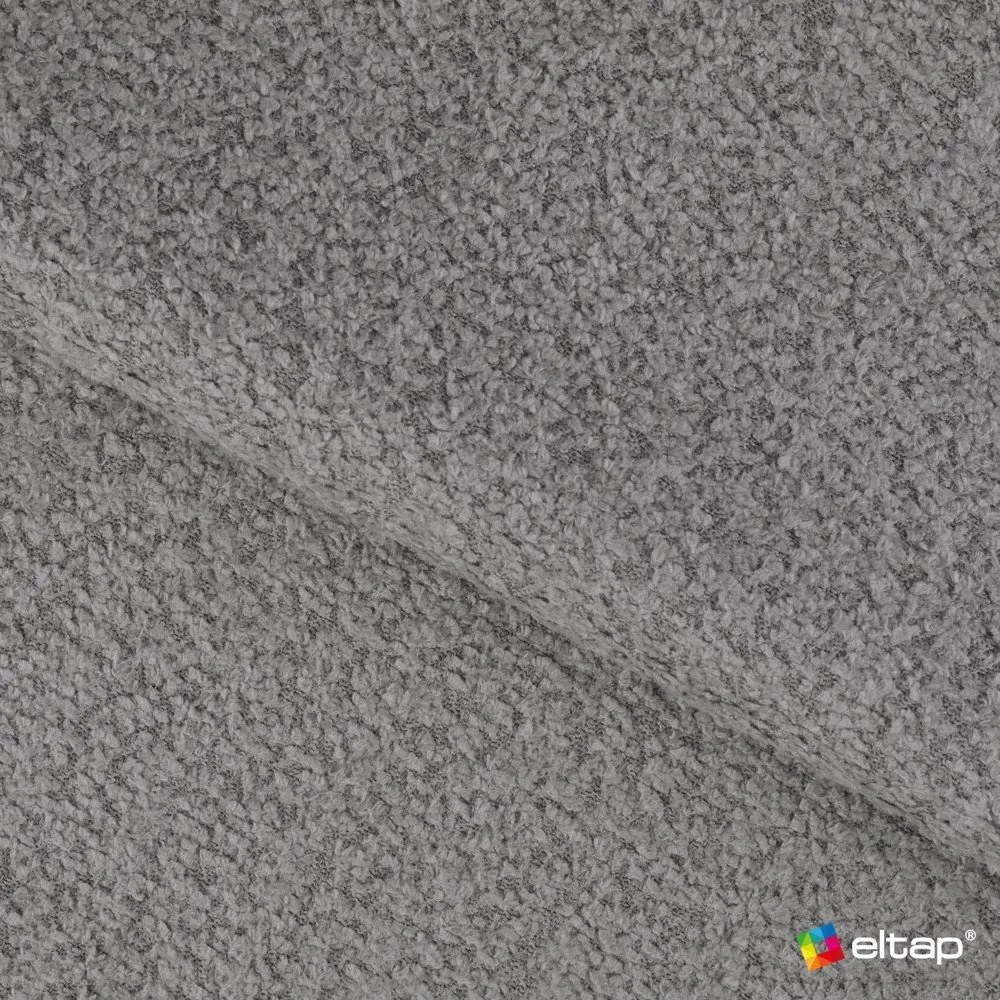 Szürke buklé kinyitható kanapé 256 cm Cotonn – ELTAP