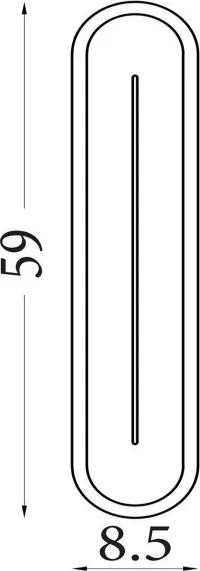 Searchlight 55911SB - LED dimmelhető fali lámpatest COUPER LED/25W/230V 3000K sárgaréz