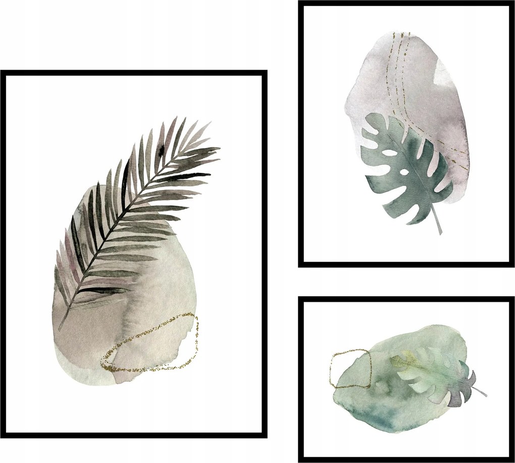 Poszter szett falra 3db-os nagy XL grafika