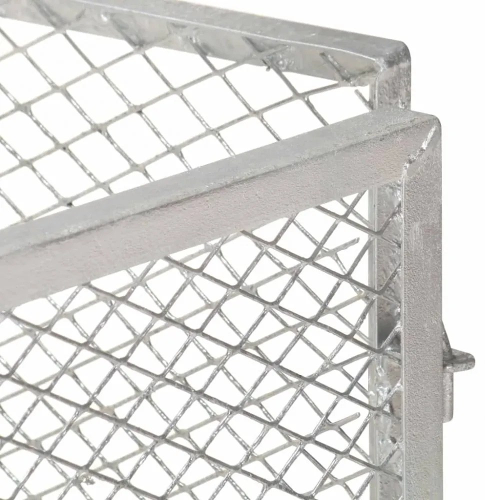 vidaXL horganyzott vas kerti komposztáló 85 x 85 x 70 cm