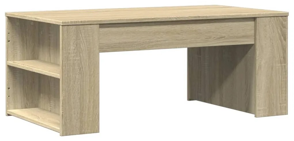 Sonoma tölgy színű szerelt fa dohányzóasztal 102 x 55 x 42 cm