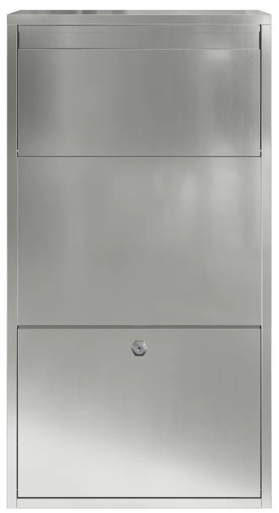 Csomagleadó doboz 44x22x82 cm Galvanizált acél