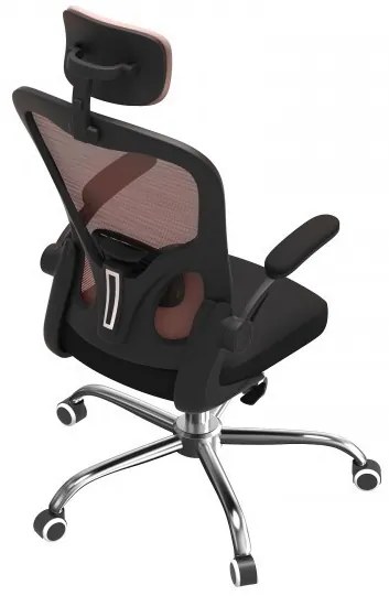 Forgó irodai szék, Dory, szövet, rózsaszín