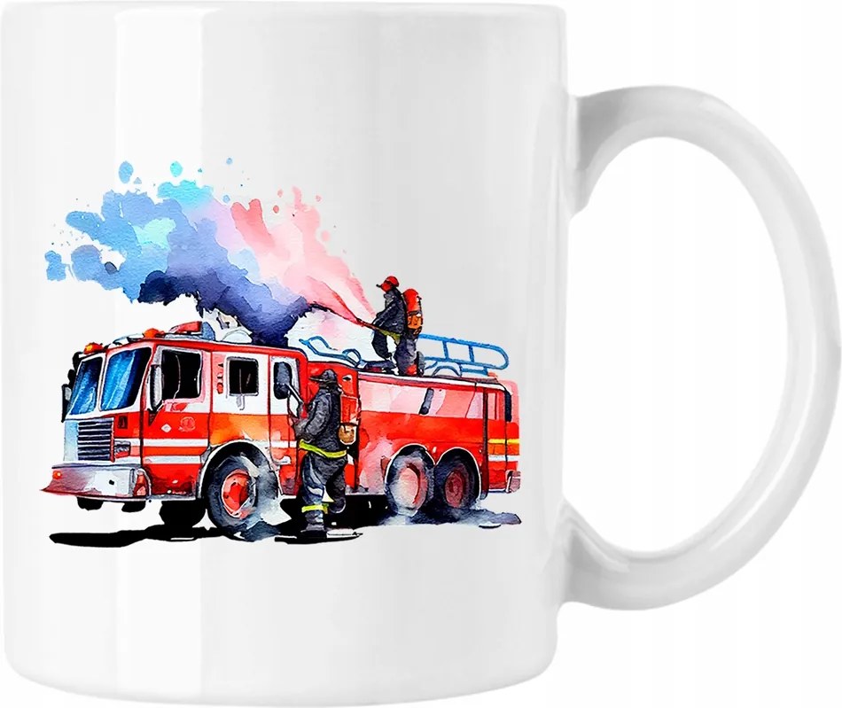 Tűzoltó bögre 02 Fehér 330ml