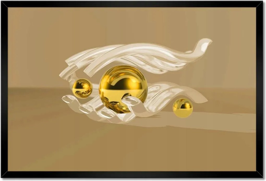 Poszterek keretben 60x40 Golyók a kézben