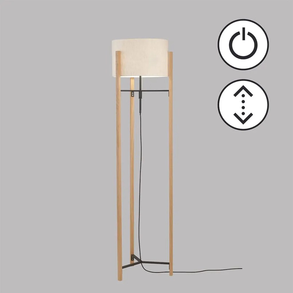 Fischer&Honsel SHINE-WOOD 40484 Állólámpa 3x40W/E27 IP20