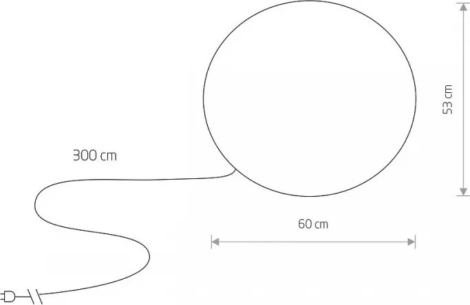 Kültéri Dekorációs Lámpa Opál CUMULUS