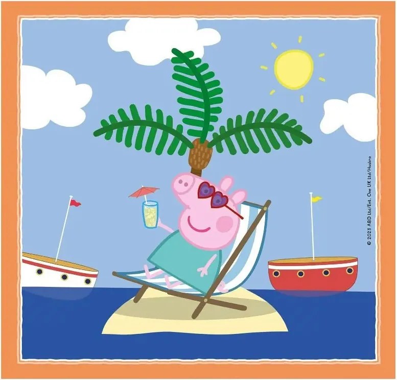 Peppa malac Relaxing 3x48 db-os puzzle Clementoni