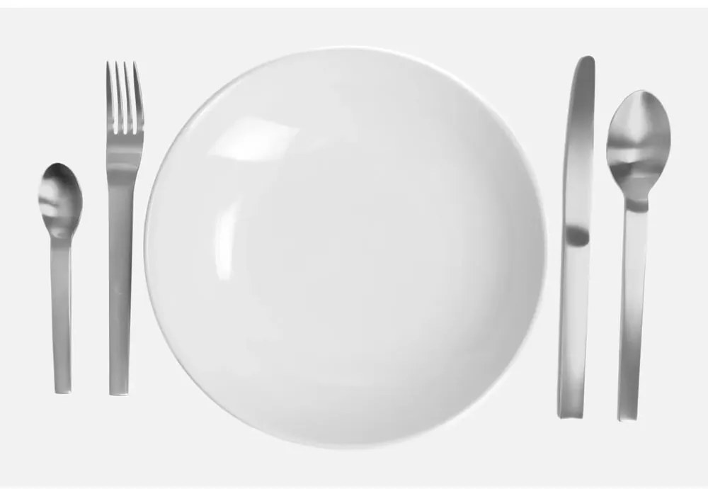 Ezüstszínű rozsdamentes acél evőeszköz készlet 24 db-os Boldi – FABINI