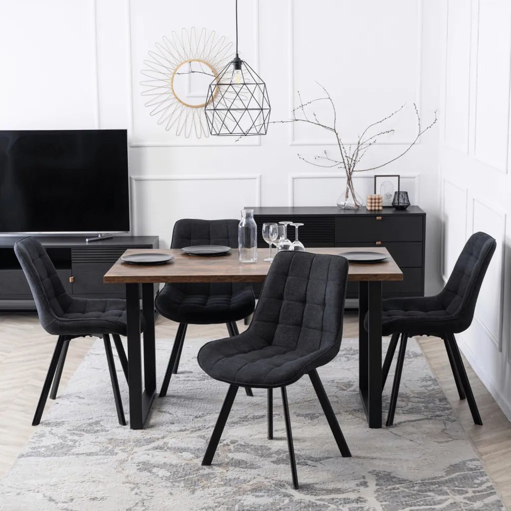 Krzesło RICK 2 Czarne