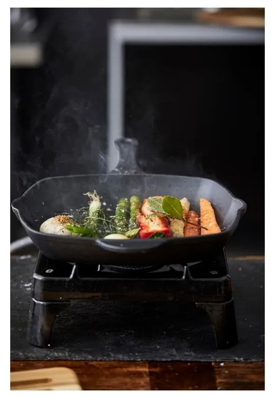 Öntöttvas grillserpenyő 28x28 cm – Holm
