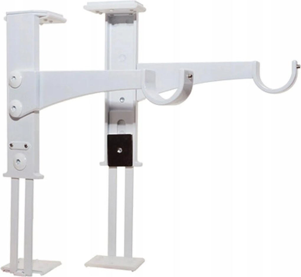 2 db-os függönykarnis tartó szett fúrás nélkül