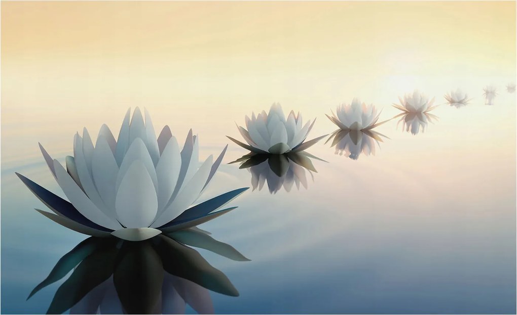 Fotótapéta Flizelin Hálószoba és Nappali tapéta Csendes kilátás 416x254