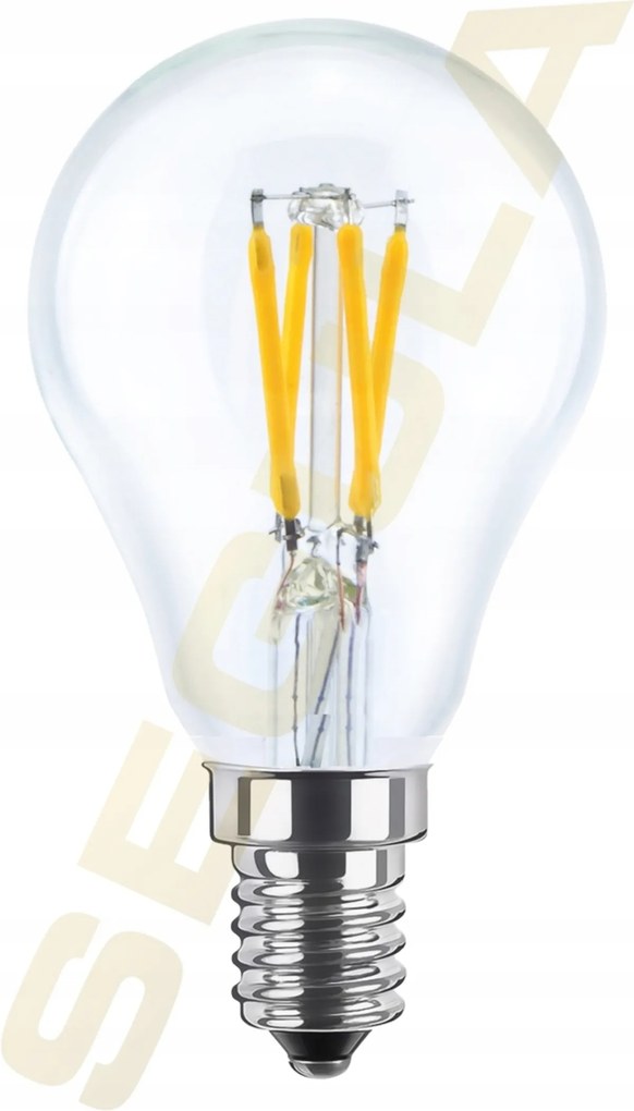 Segula 55323 Led izzó, átlátszó, E14, 3,2 W (26 W) 270 Lm, 2700 K