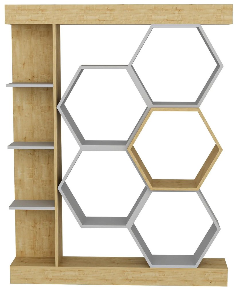 Regál Salix (fehér + tölgy) . 1102597