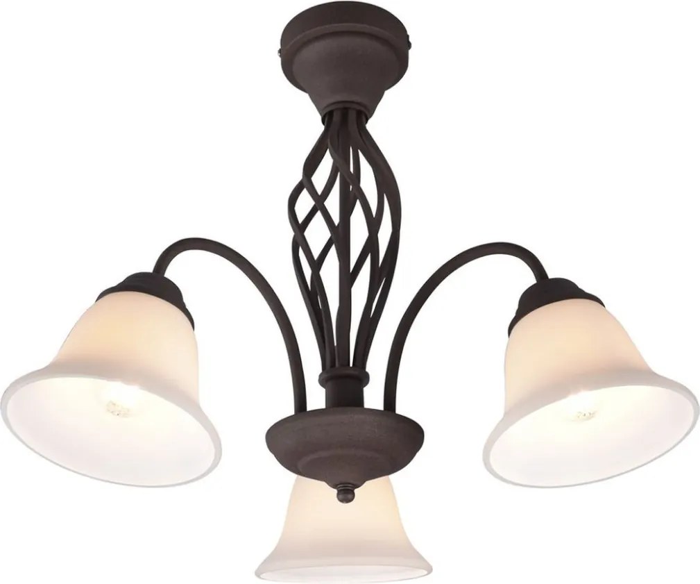 TRIO 601000324 RUSTICA Klasszikus Csillár Réz E14 IP20