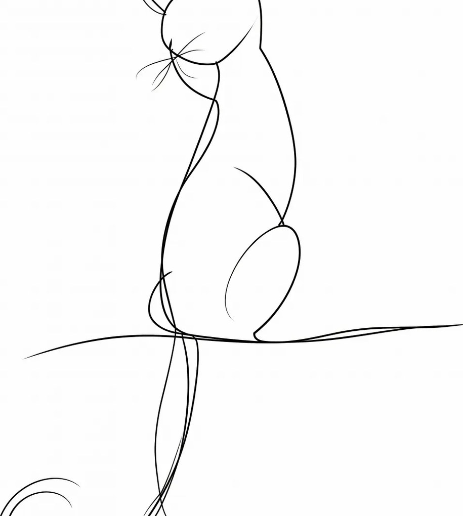 Poszter 100x100cm Elegancia egy vonalban