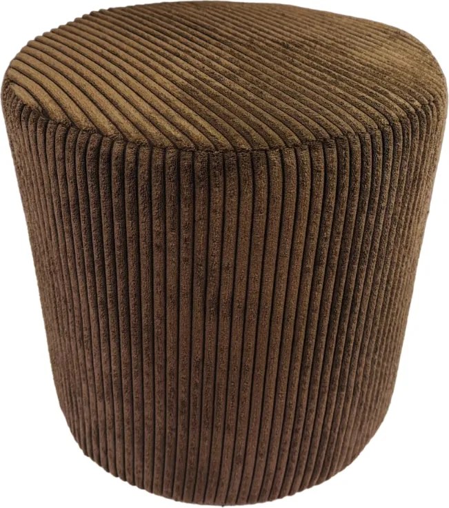 Poso kerek puff, sötétbarna szín