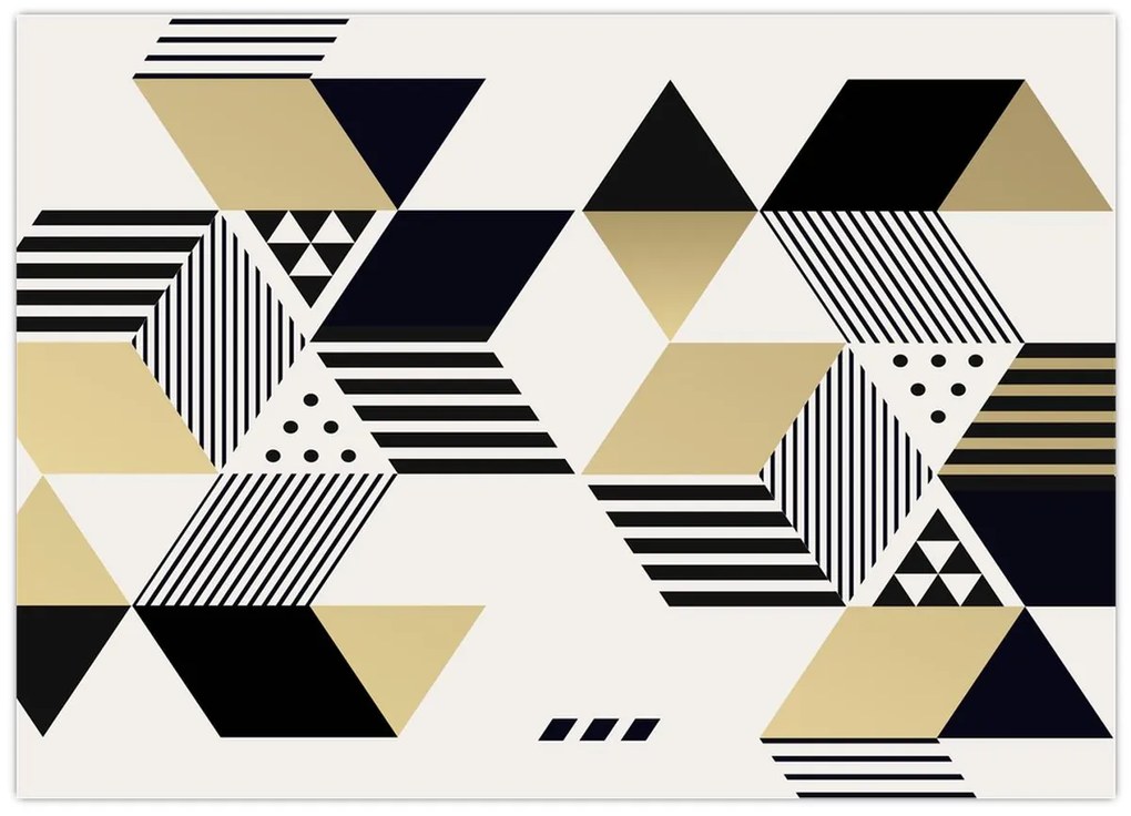 Kép - Geometriai formák N⁰1 (70x50 cm)