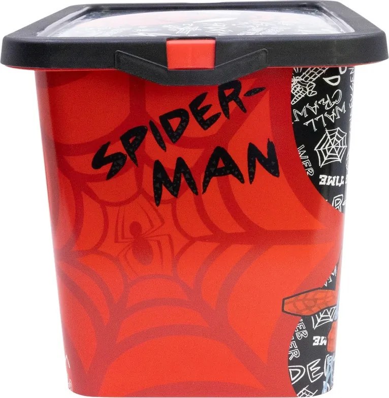 Pókember Urban Web műanyag tároló doboz 7 L