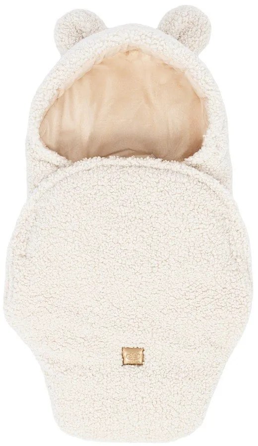 Krémszínű sherpa babapólya 45x80 cm – Meowbaby