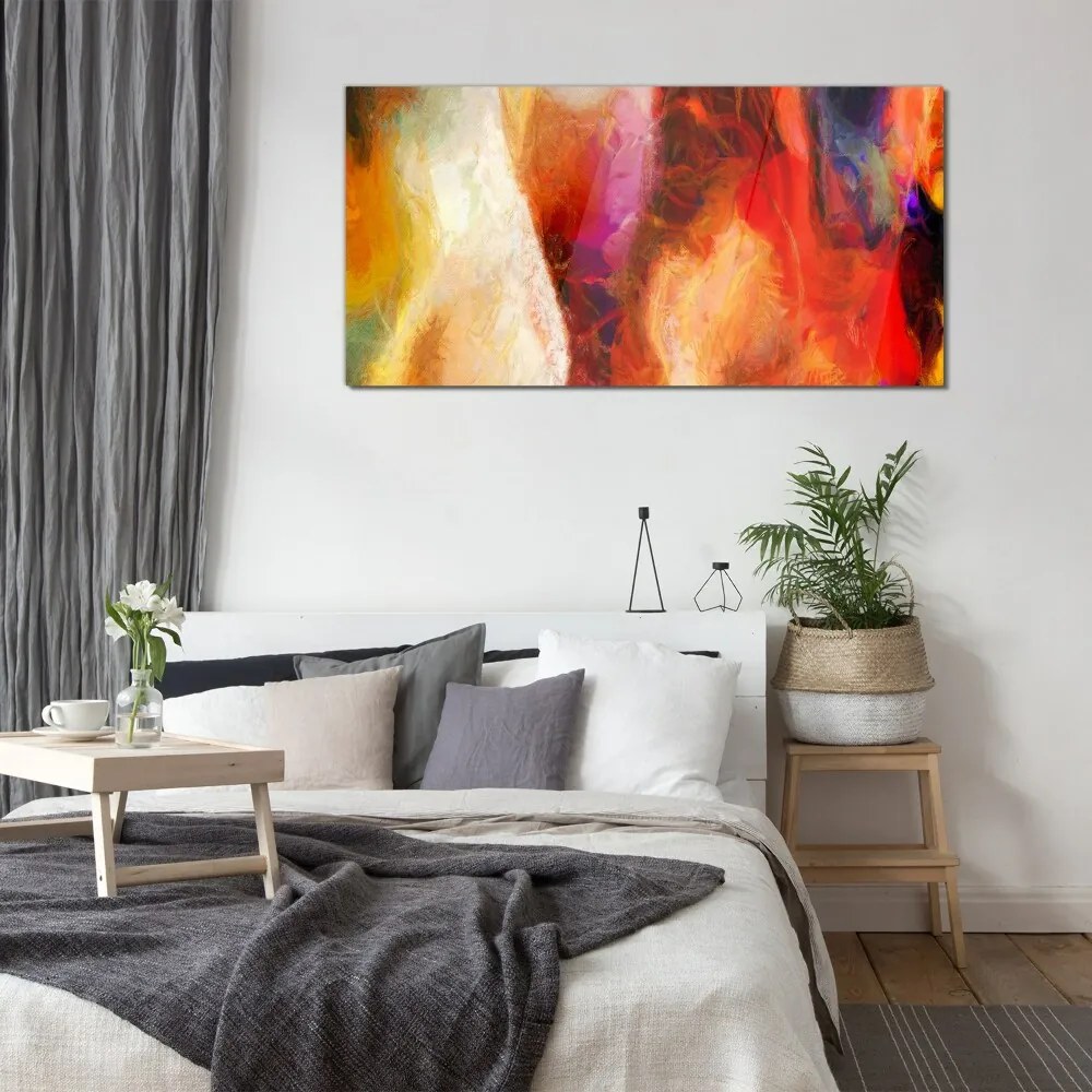 Üvegkép Absztrakt festmény