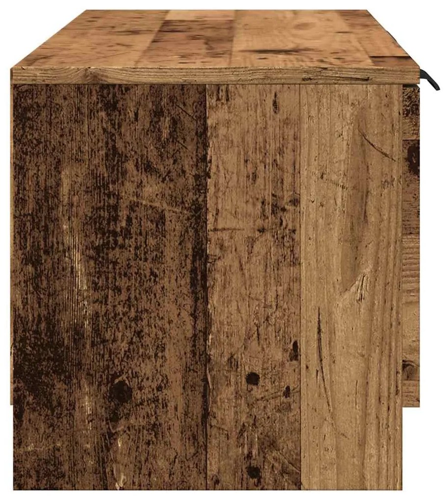 TV szekrény Régi fa 102x35x36,5 cm Gépelt fa