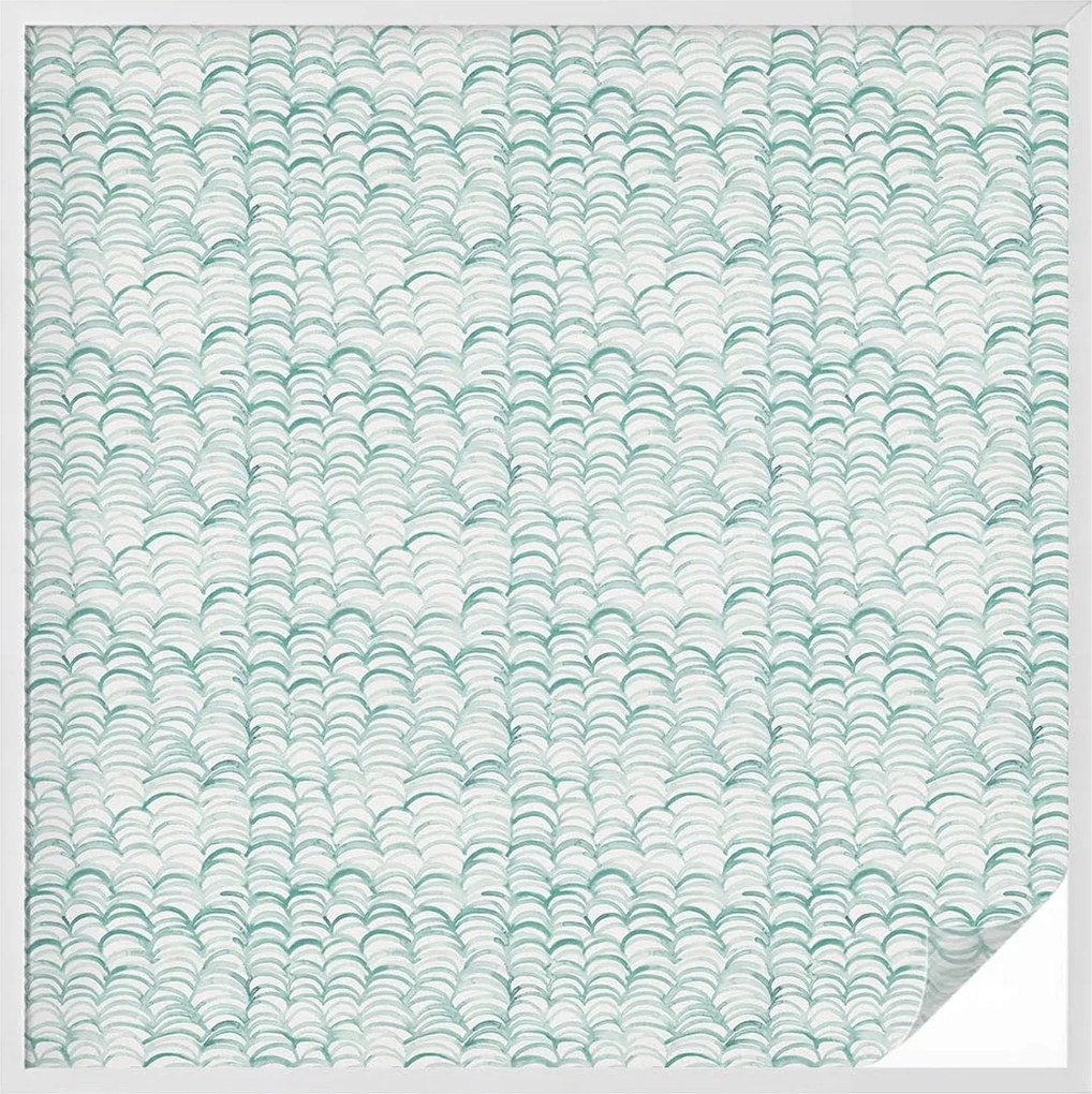 Szélvédőfólia Ablakvédő Adatvédelem Zöld hullám 100x100 cm