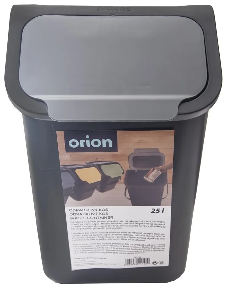 Műanyag szelektív szemetes 25 l Bin – Orion
