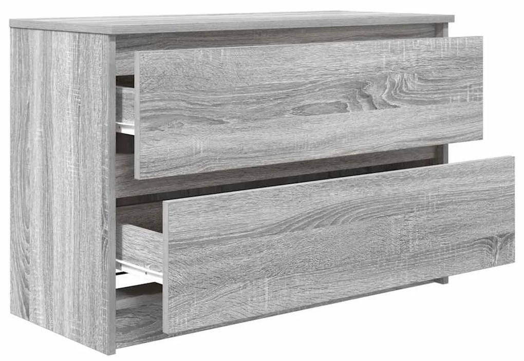 szürke sonoma színű szerelt fa TV-szekrény 80x35x54 cm