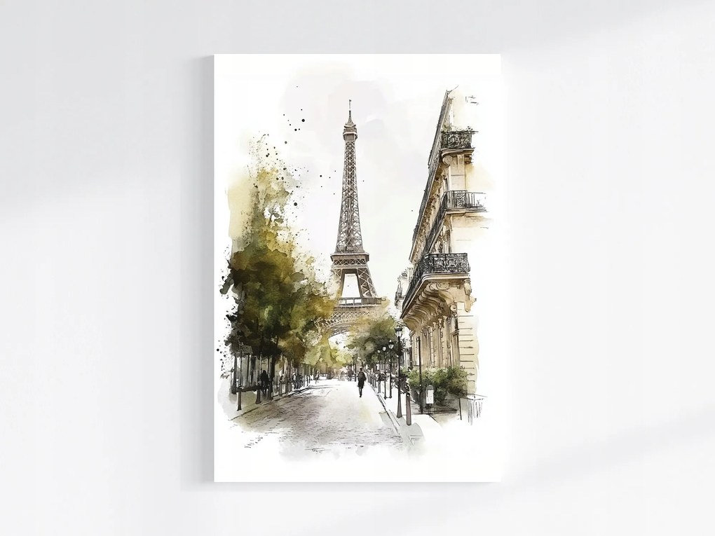 Canvas Vászonkép Építészet Város Párizs Eiffel-torony 40x60
