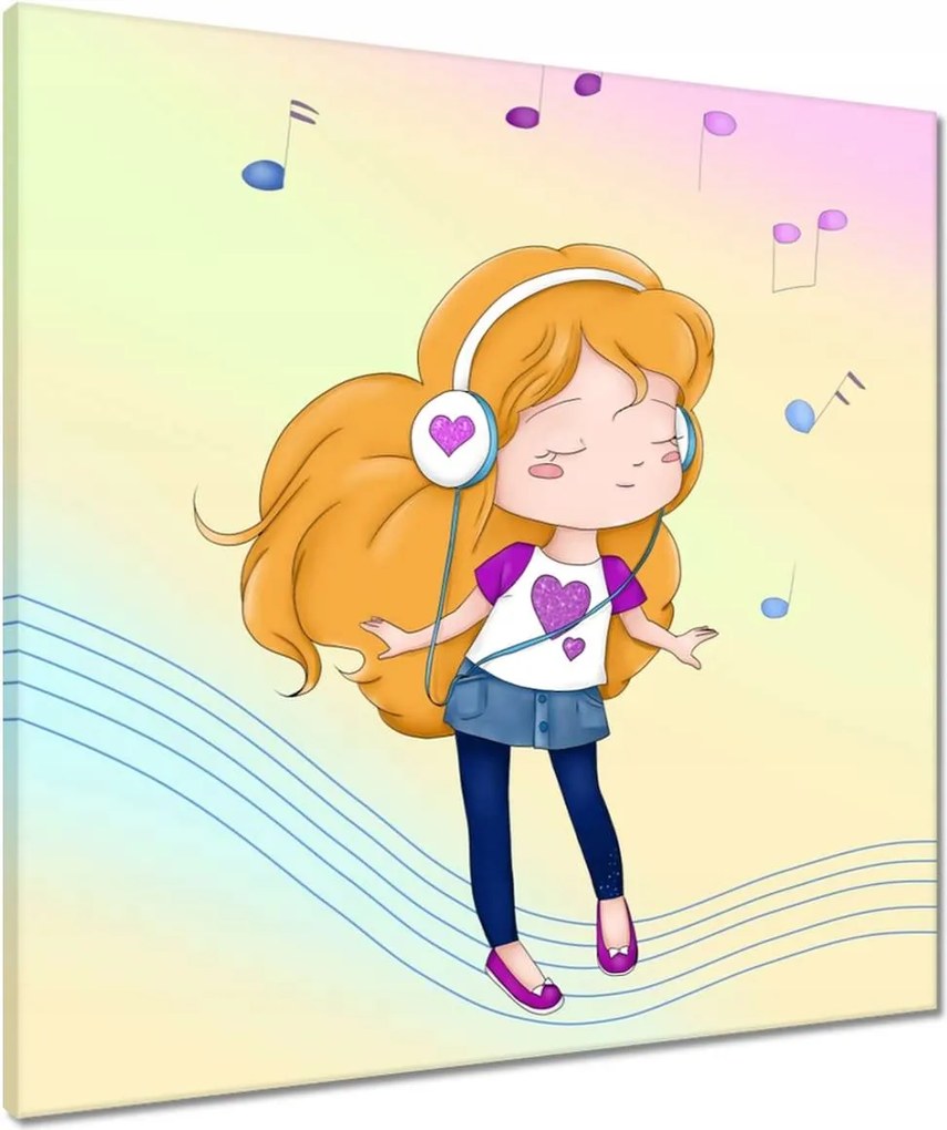 Vászonkép 60x60 Gyerekeknek Gyerek minta