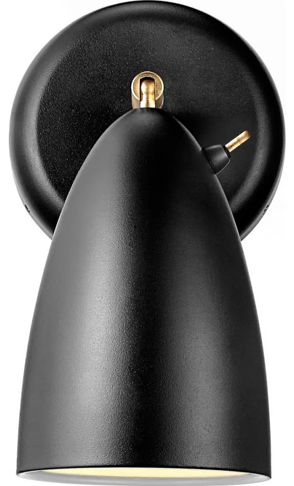 Nordlux - NEXUS fali lámpa 1x GU10/6W/230V fekete