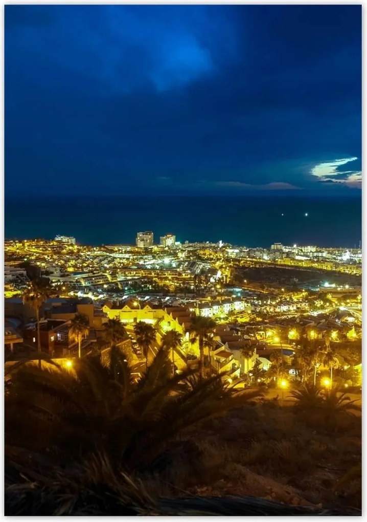 Poszterek 70x100 Éjszakai tájkép