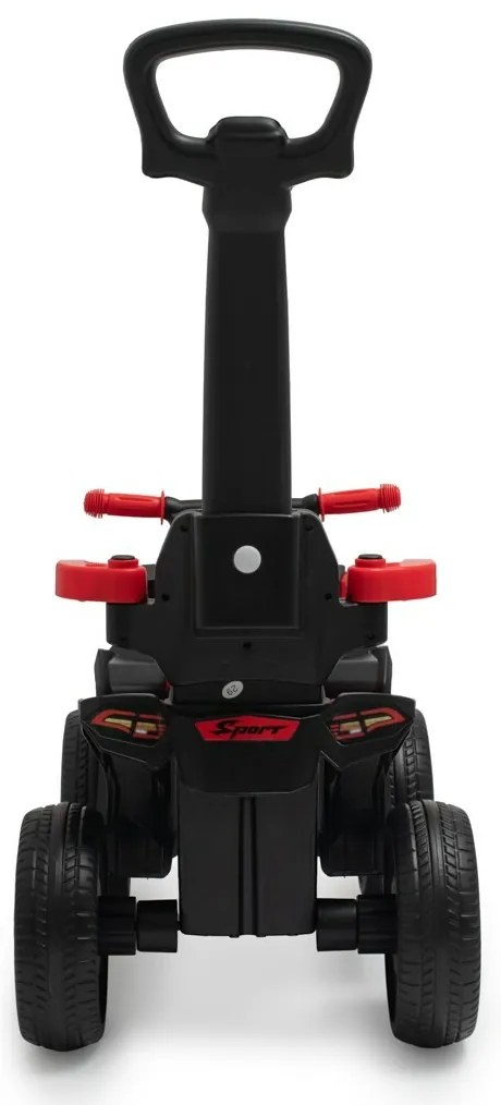 Baby Mix Mega Prime EVA futóbicikli vezetőrúddal, piros